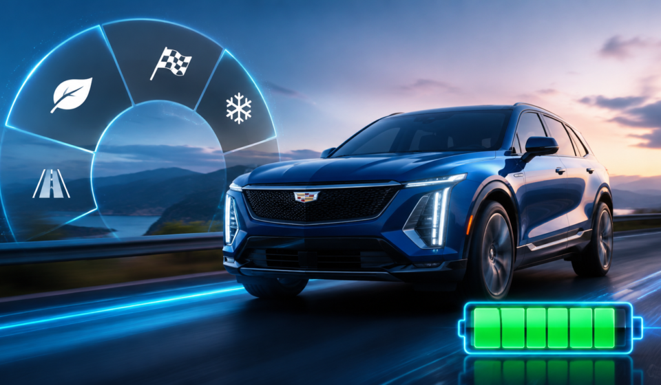 Do the Driving Modes in Cadillac Lyriq Offer Different Ranges or Battery Usages?